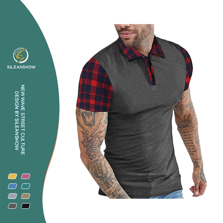 Wholesale Custom Short Sleeve Casual Plus Size Men's Polo Golf Shirts