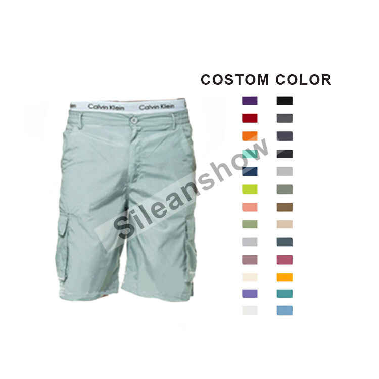 Fashionable Baggy Plus Size Cargo Workout Cotton Mens Sweat Shorts