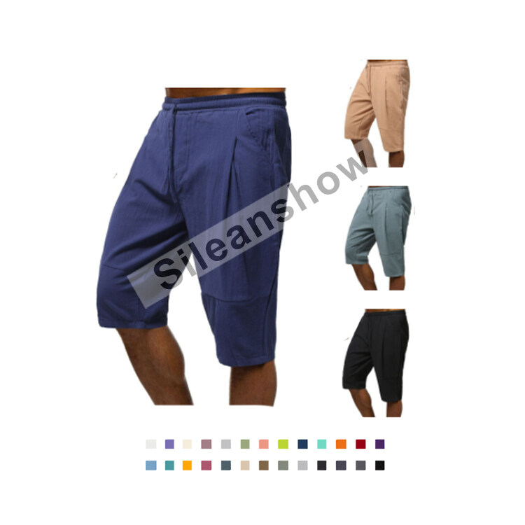 Wholesale Manufacturer Summer Casual Plus Size Khaki Drawstring Mens Workout Shorts