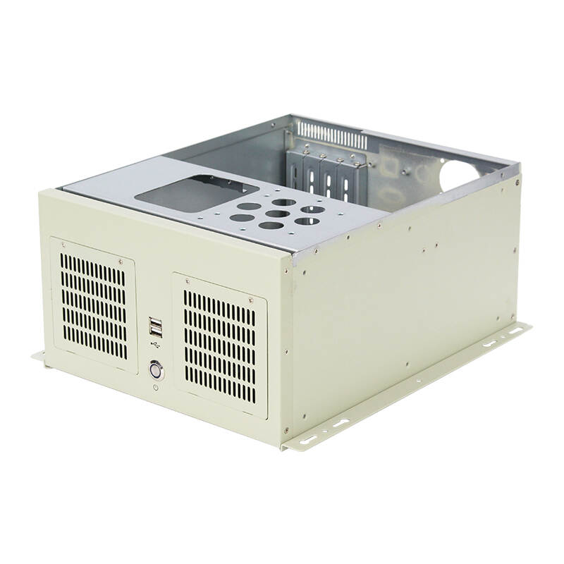 IPC6204 4 slots Wall mounted IPC Case Industrial Control Computer case engineering chassis Wallmount Chassis