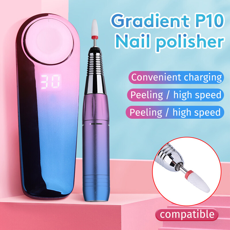 Long Lasting Strong Power Wireless Manicure Pedicure Tool Machine Rechargeable Cordless Portable Nail Drill