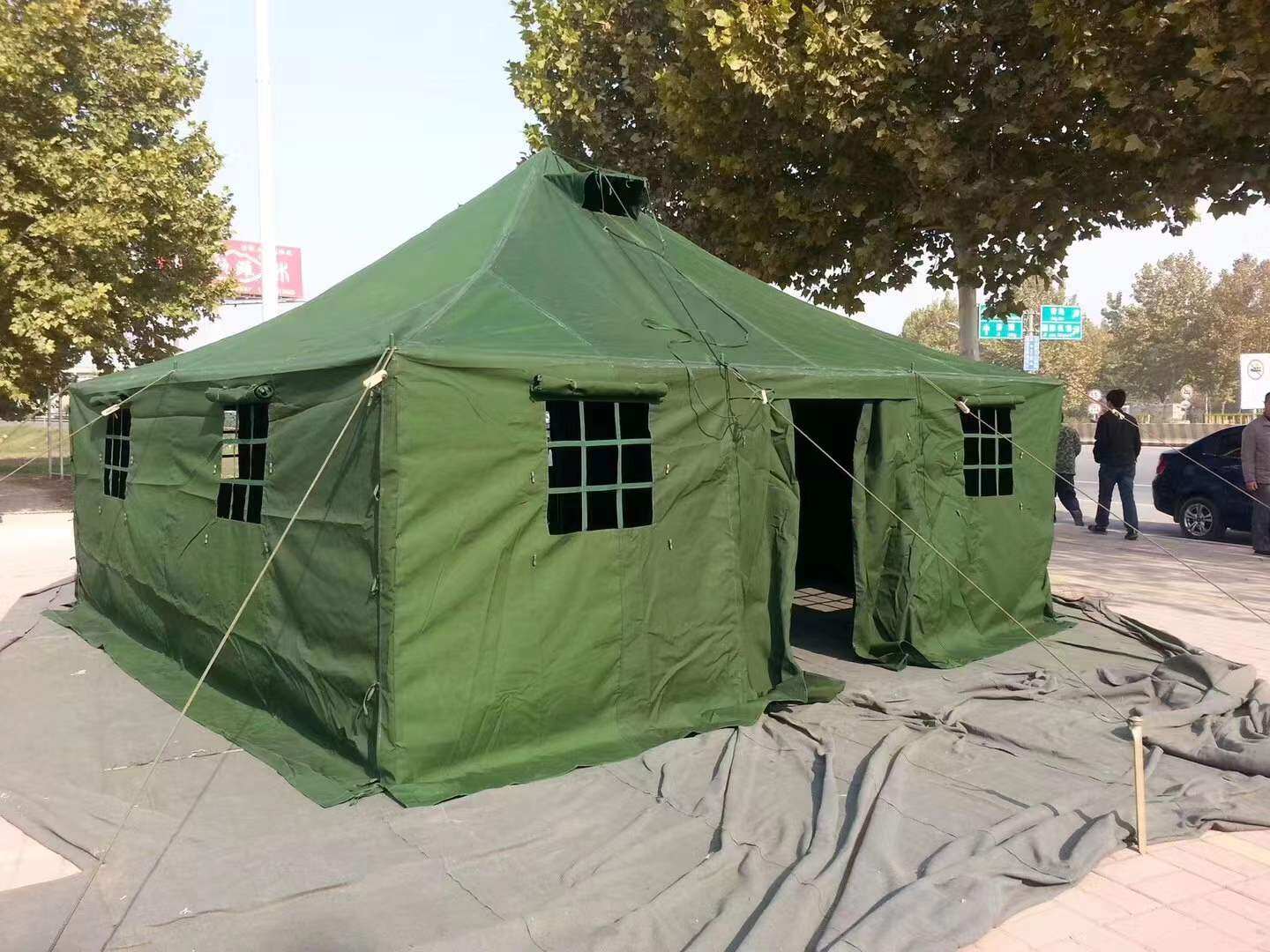 Large army tent