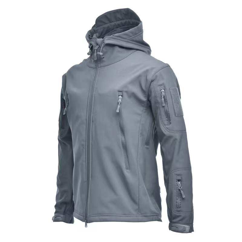 mens military tactical waterproof softshell jacket, tactical softshell jacket with hood