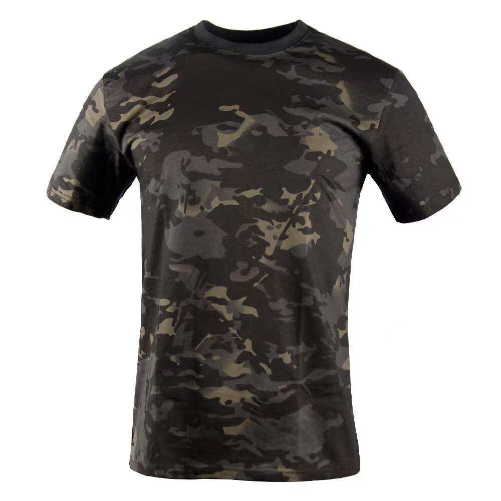 100 cotton camo t shirts, tactical t-shirt