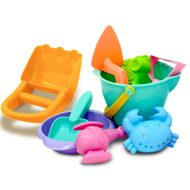 Beach Sand Toy Set For Kids Summer Outdoor Toys Portable Baby Sand Bucket Beach Toys