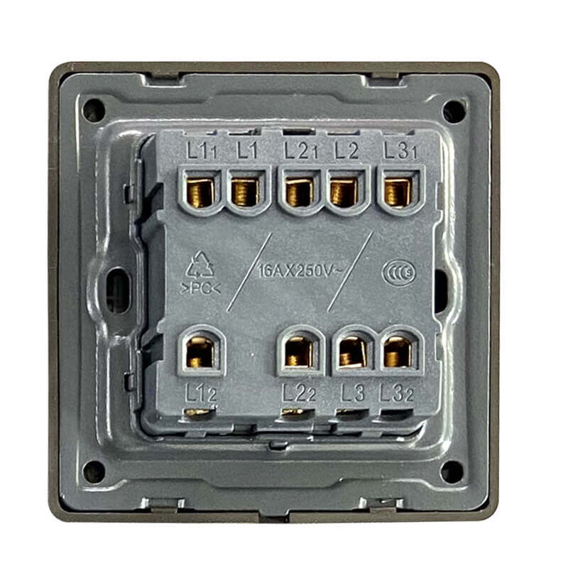 Wholesale 3 gang one way switch,Cheap 3 gang two way switch,3 gang metal clad switch For Sale,touch screen smart switch,3 way touch light switch Manufacturer