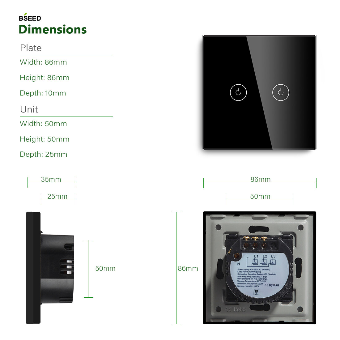 Design wifi touch light switch,Custom wifi light switch module,wifi smart touch switch Supply,smart home wifi smart switch sales,wifi smart dimmer light switch