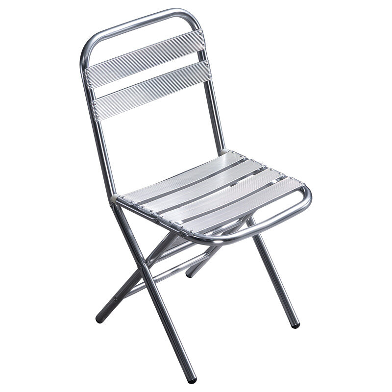 Outdoor garden dining chair folding metal coffee outdoor aluminum chair