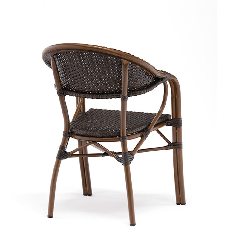 outdoor woven bistro chairs 