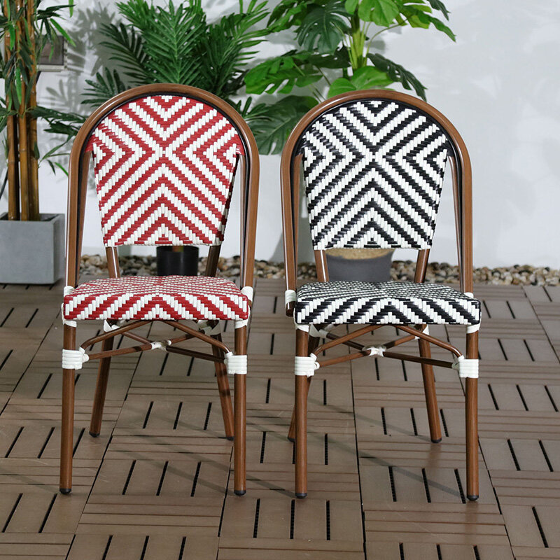 rattan cafe chair