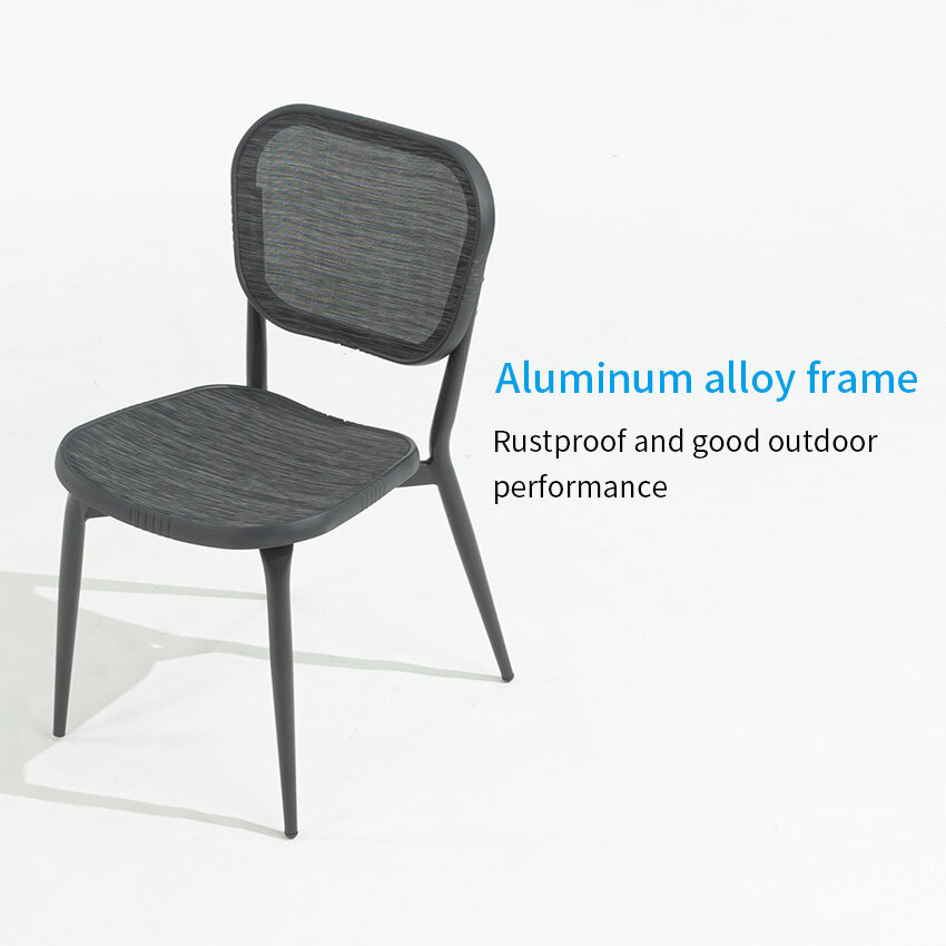 aluminium bistro garden chairs