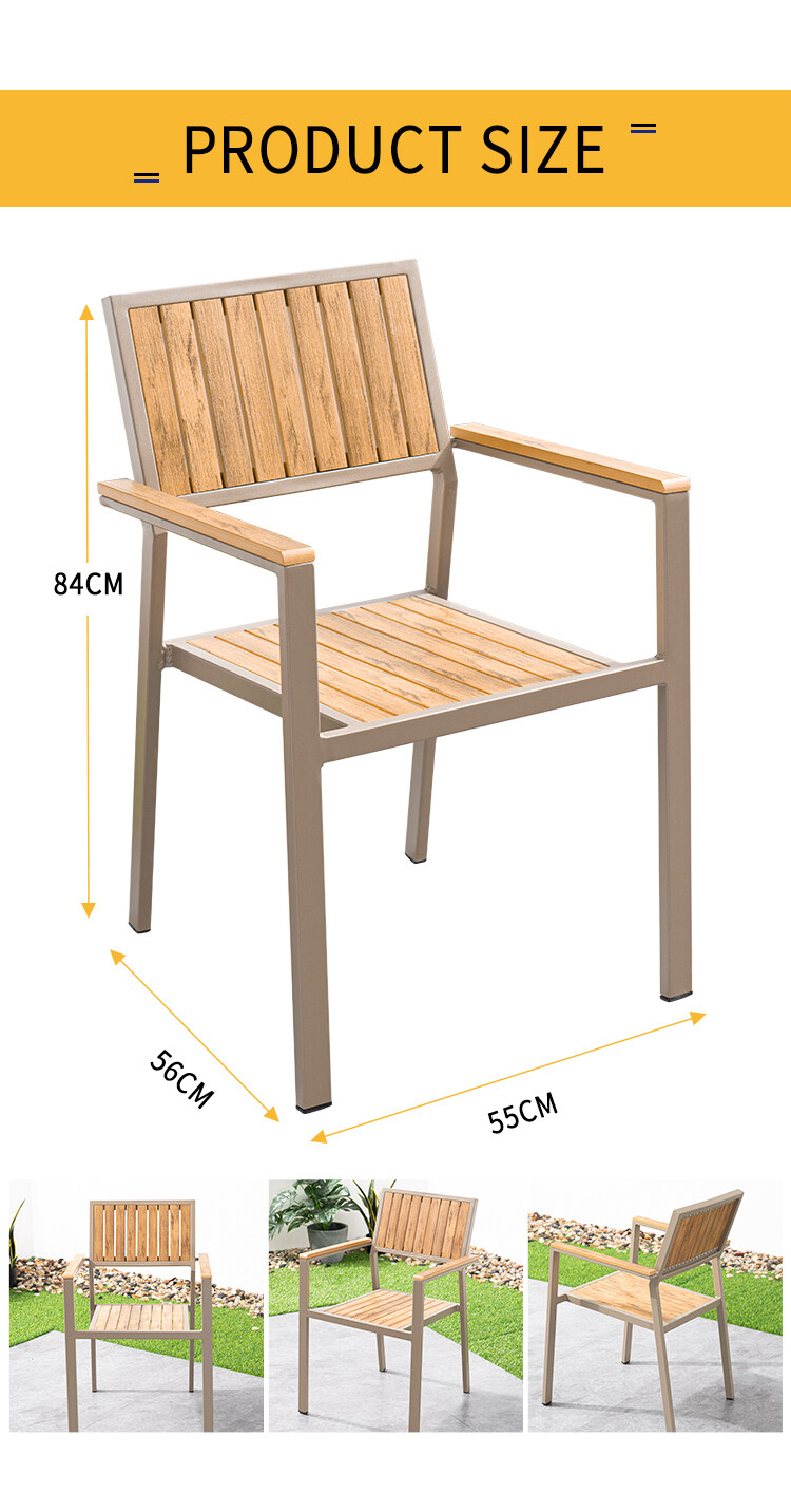 high back stackable outdoor chairs