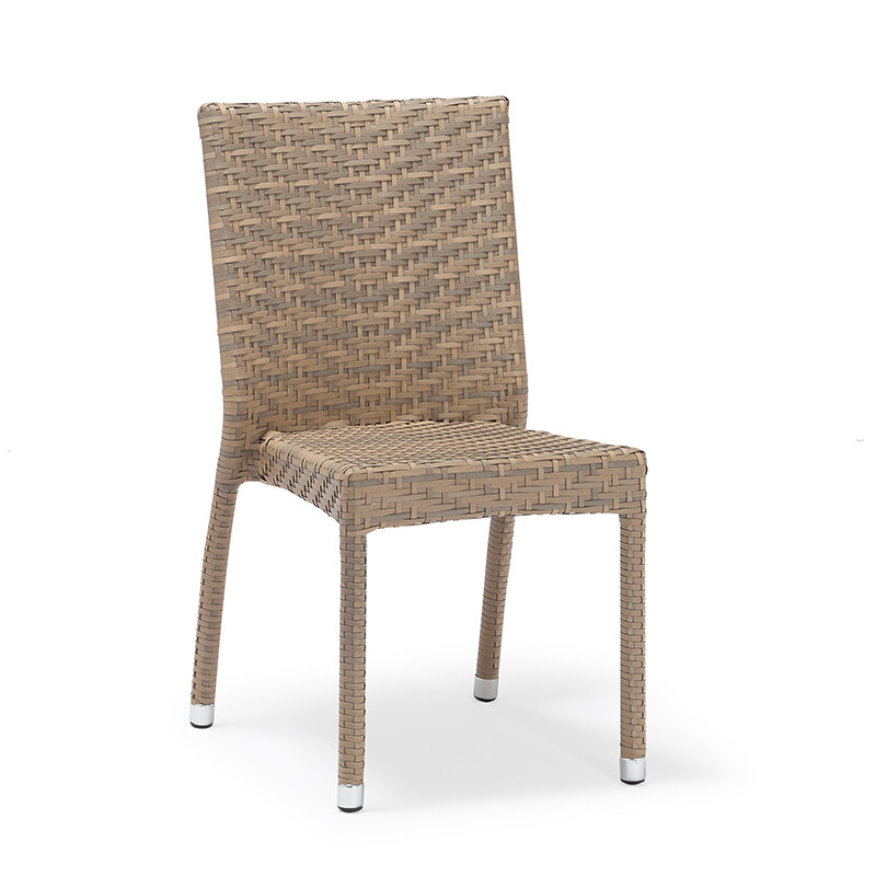 Good Price Nordic Outdoor Garden Big Cane Rattan Webbing Dining Chair Furniture