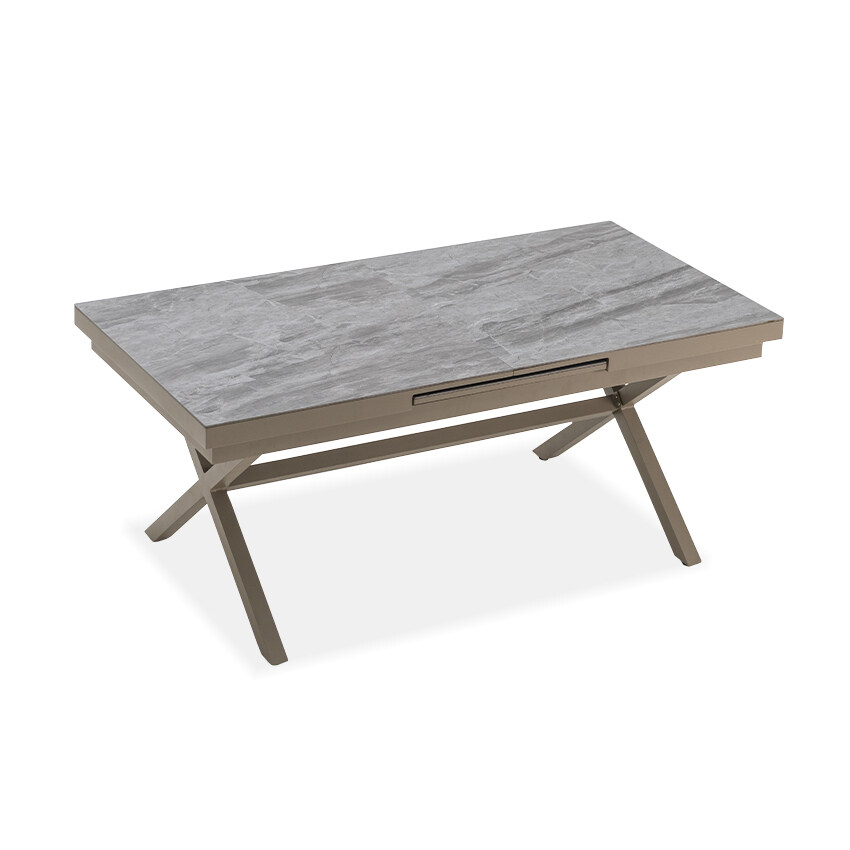 extendable sintered stone dining table