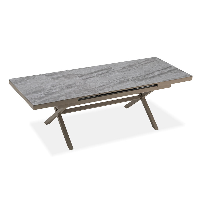 extendable sintered stone dining table