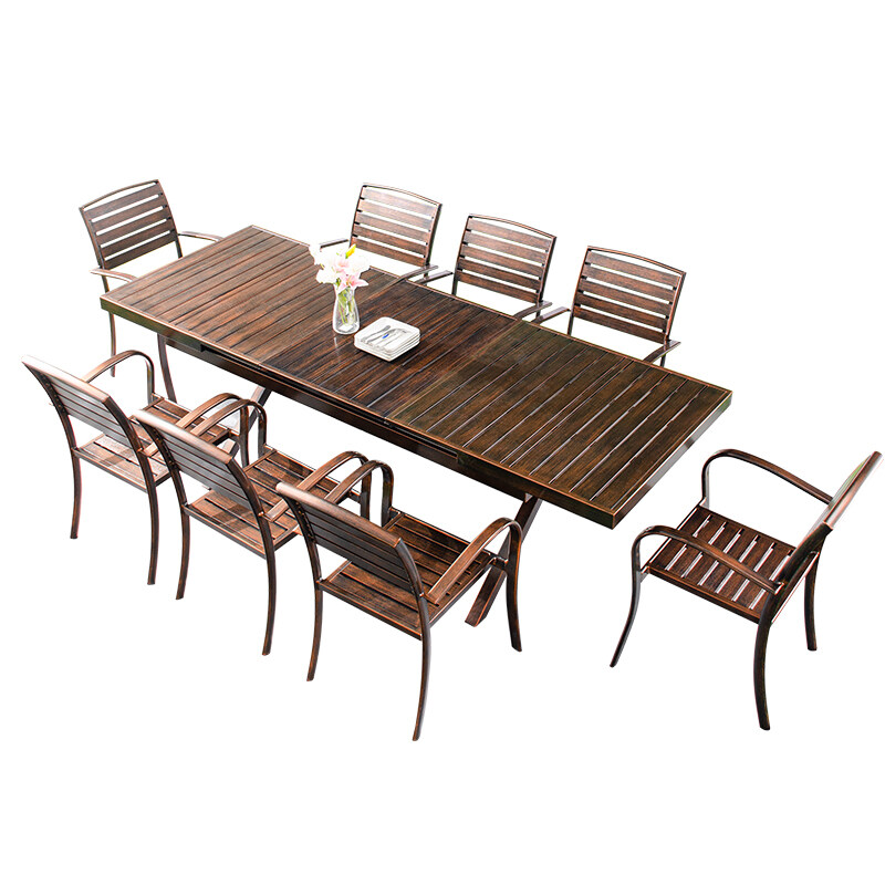 aluminum table and chair set