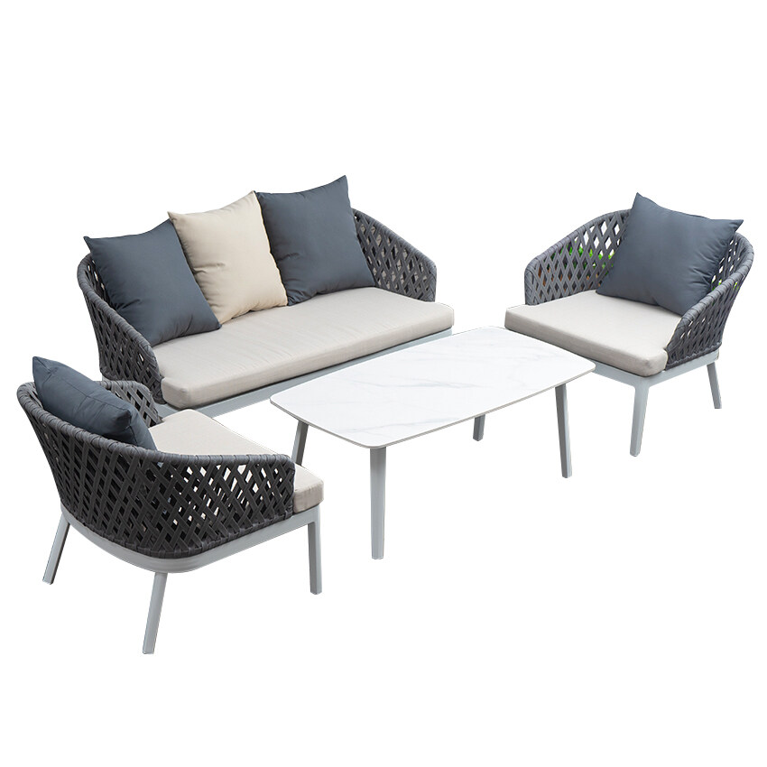 outdoor rattan corner sofa set