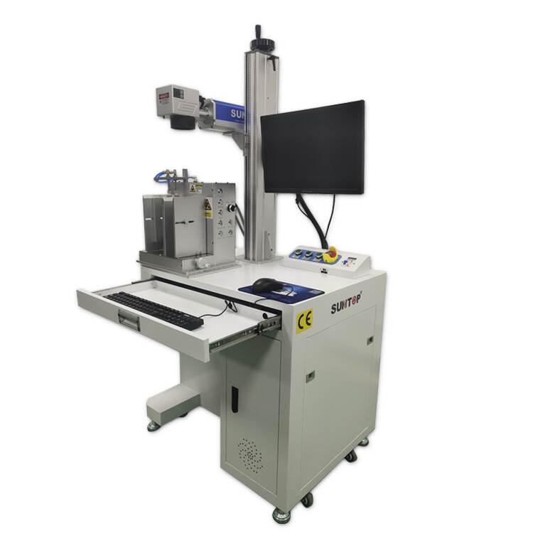 Automatic loading and unloading laser marking machine