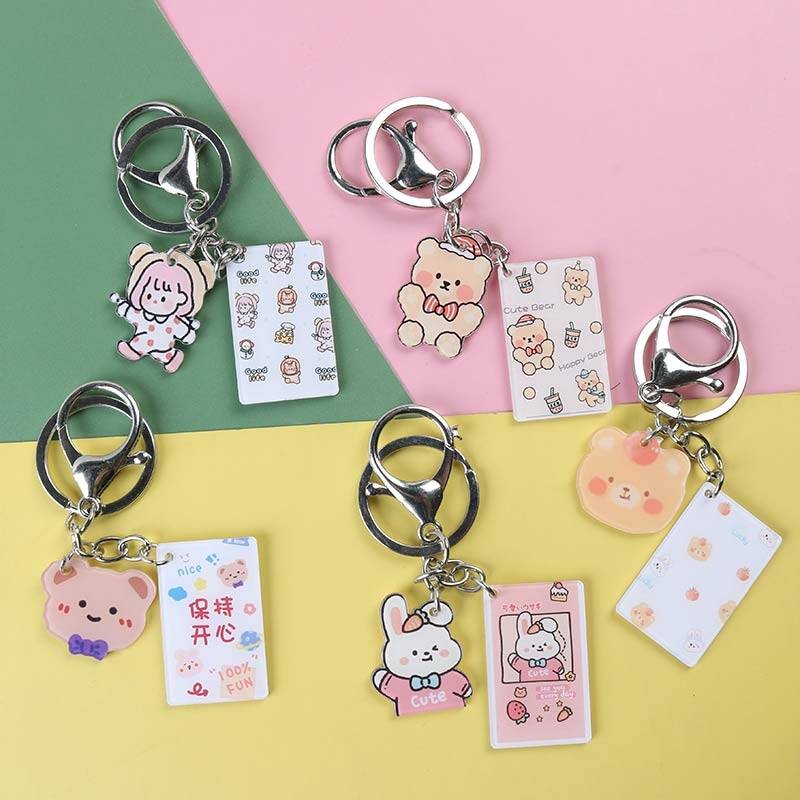 CHGCRAFT DIY Sakura Key Chain Making Kit 