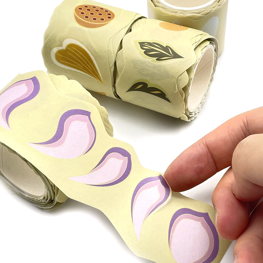 Diseños personalizados de corte de beso en cinta Washi