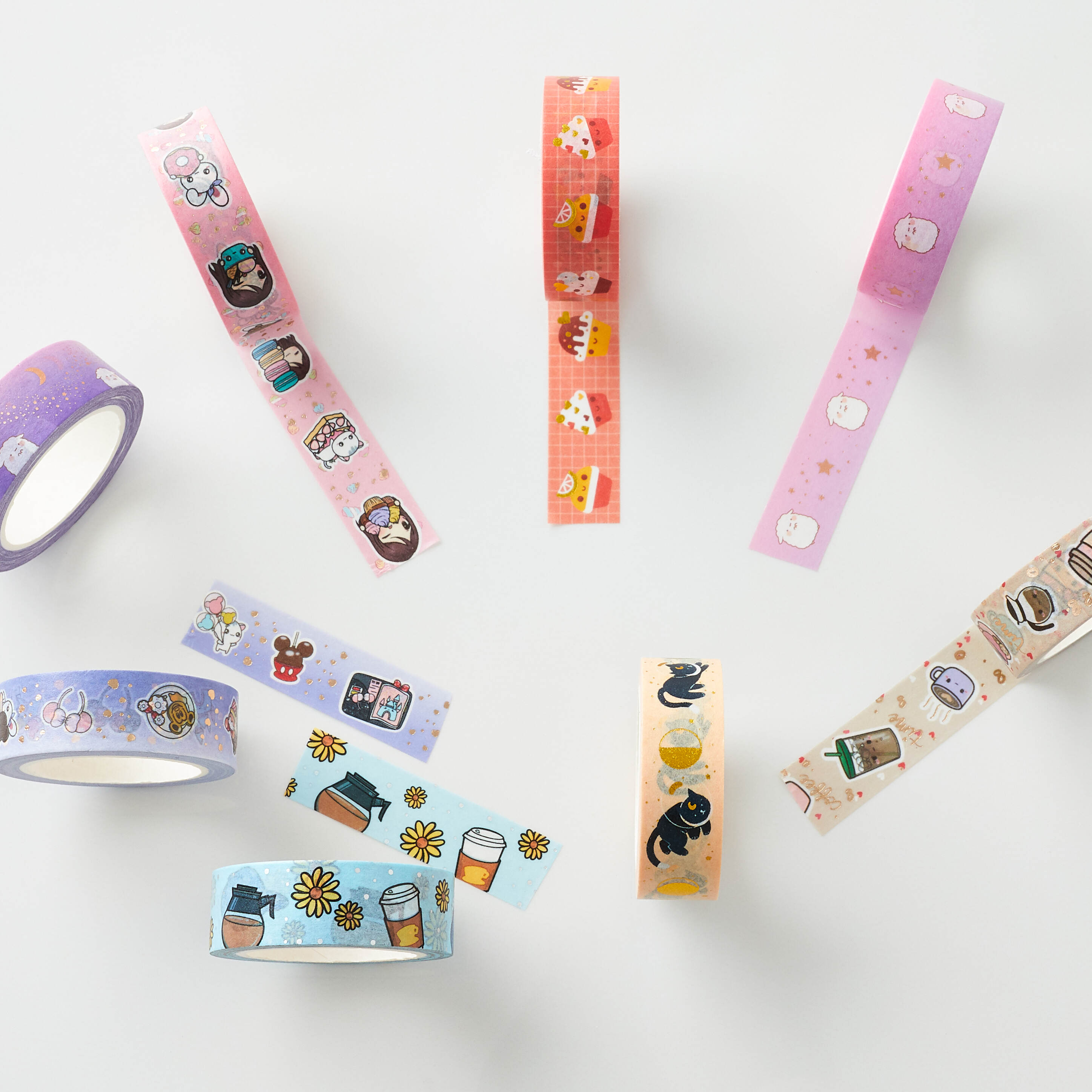 China Custom new style cute patterns washi tape animals with low moq  factory and suppliers