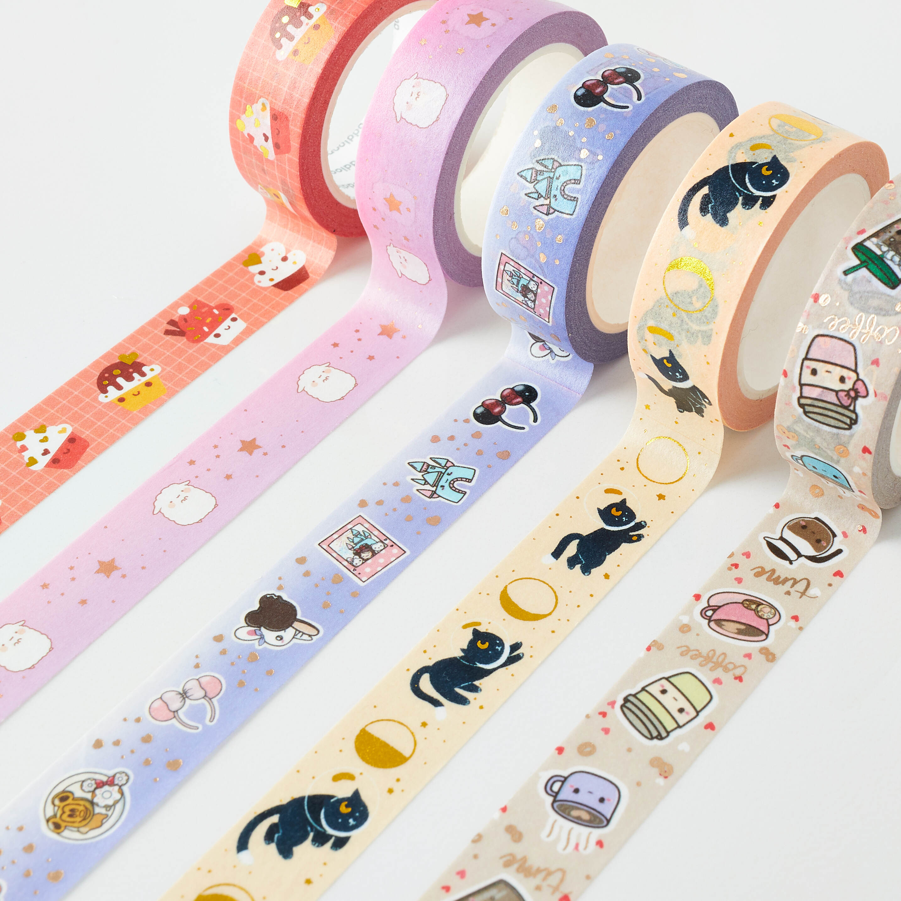 ODM custom raised silver holographic foil washi tape manufacturer factory