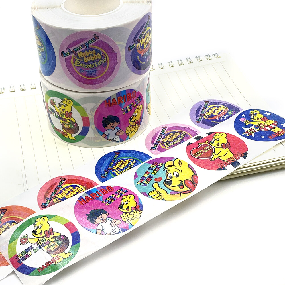 Make The Roll Sticker With Different Designs And Crafts