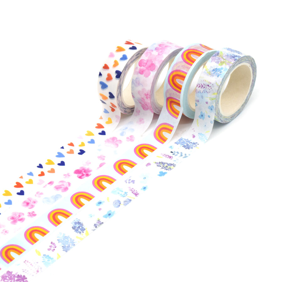 Green Washi Tape PNG Picture, Cute Green Washi Tape For Notebook