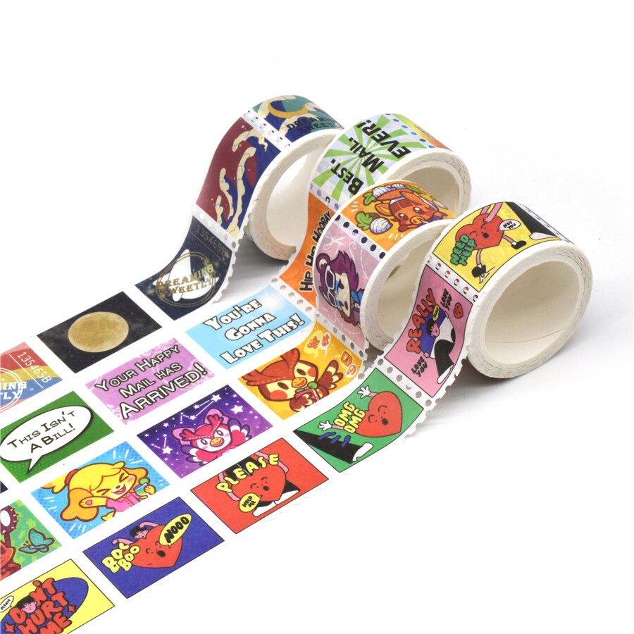 Cute Washi Tape Set & Stickers For Children's Diy Crafts, Clear