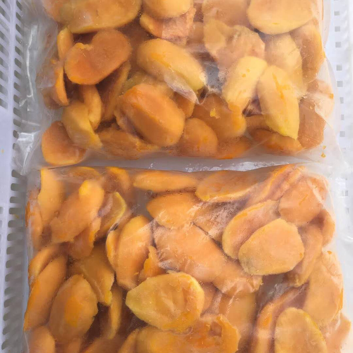 新的季節冷凍芒果塗料冷凍水果