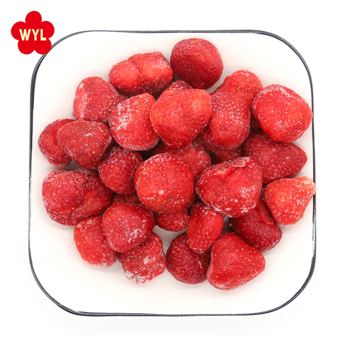 IQF Strawberry Frozen dengan buah beku berkualitas baik