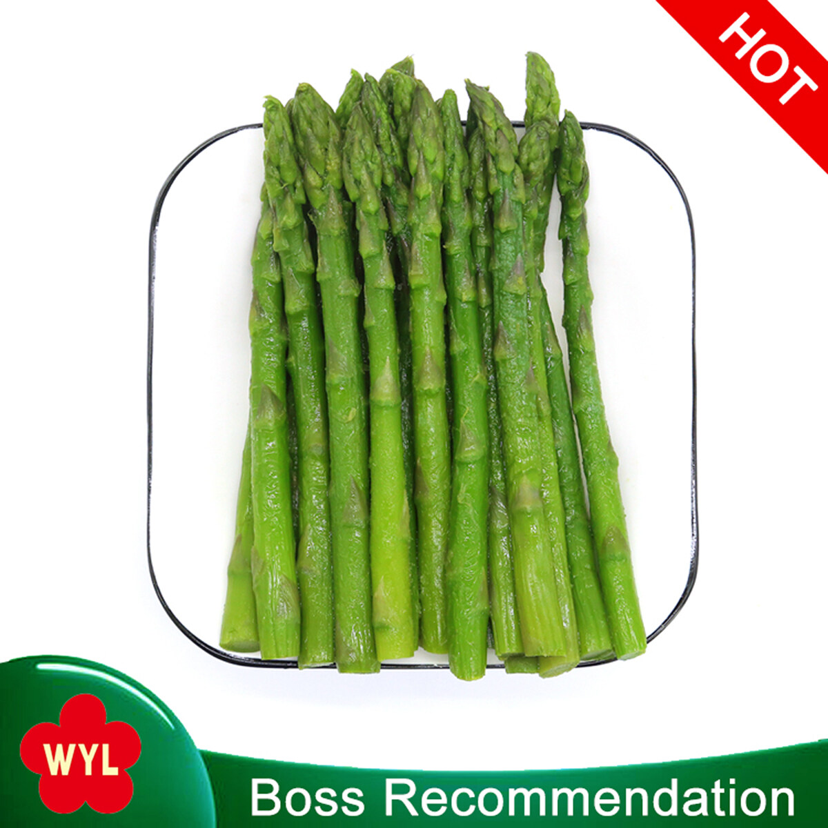Penjualan panas tanaman baru sayuran beku iqf beku asparagus tombak asal Cina