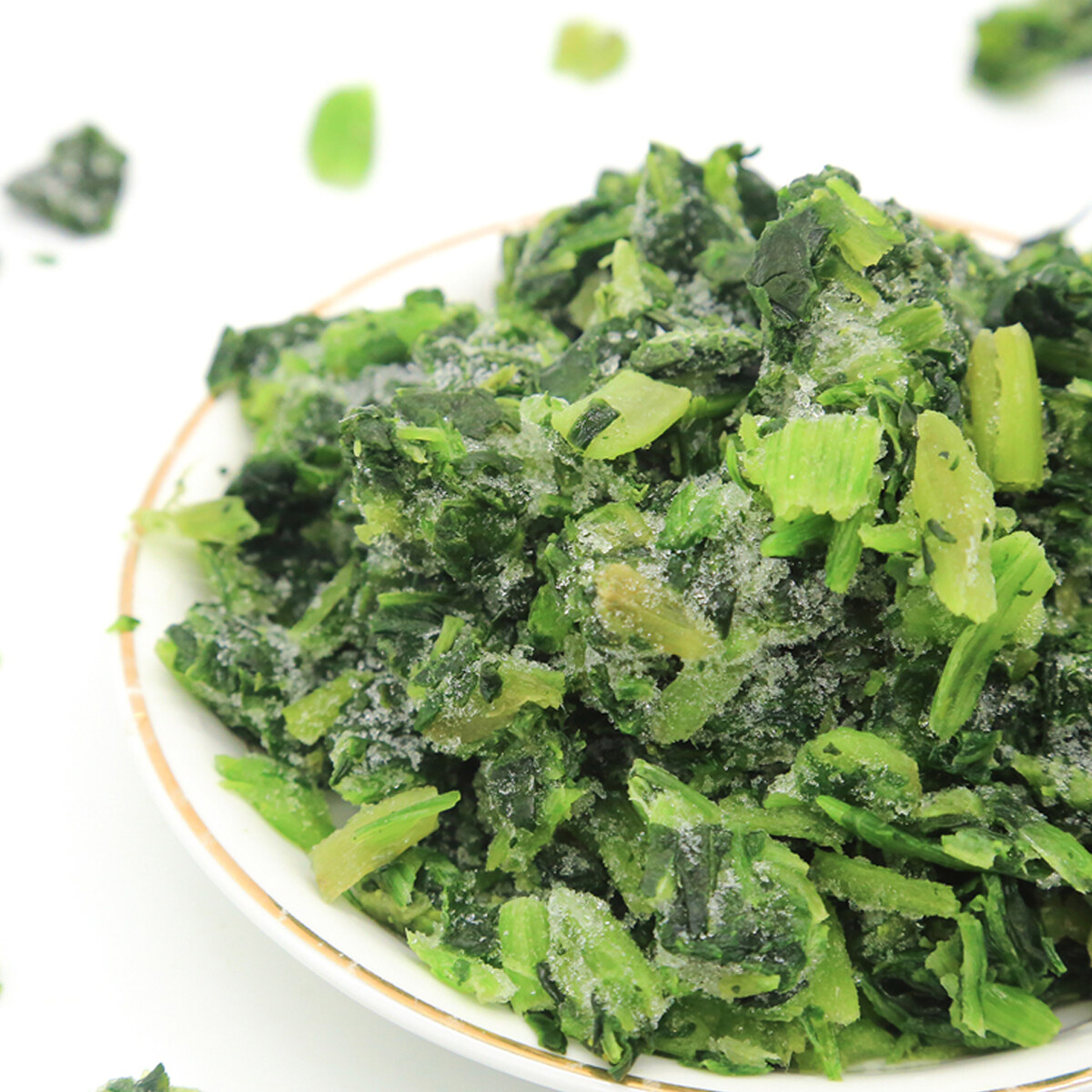 最優質的優質價格冷凍菠菜切割IQF蔬菜冷凍起源中國