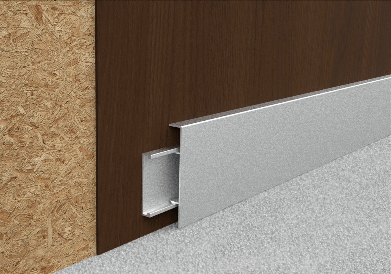 Aluminum Alloy Skirting Board