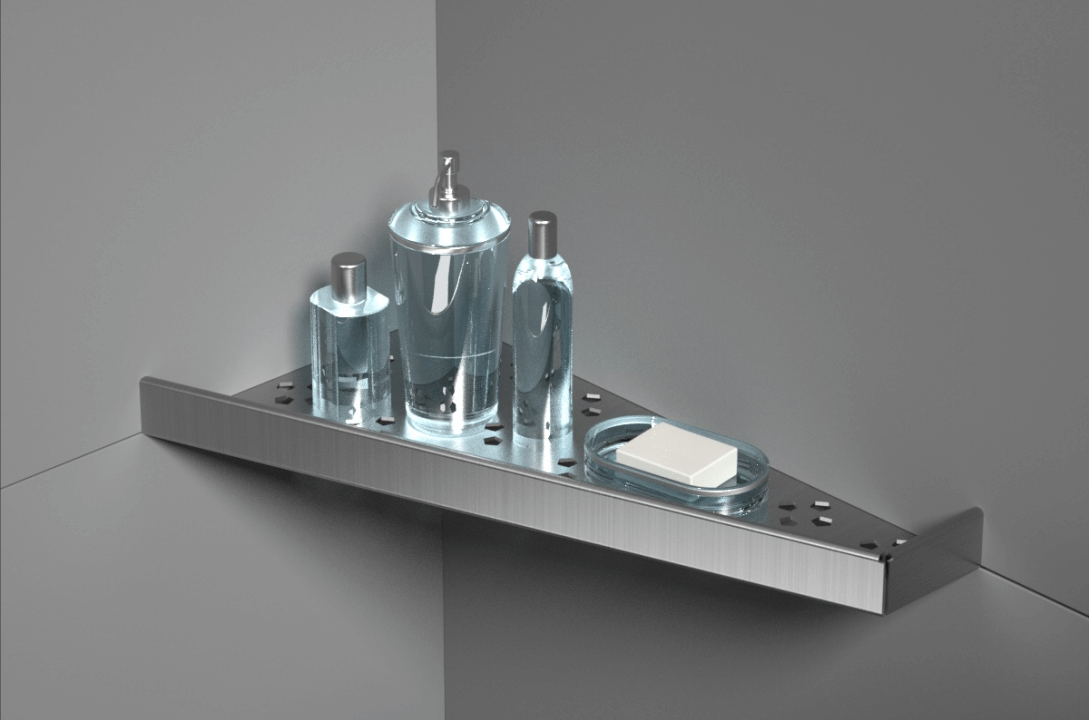 Stainless Steel Trapezoidal Shelf