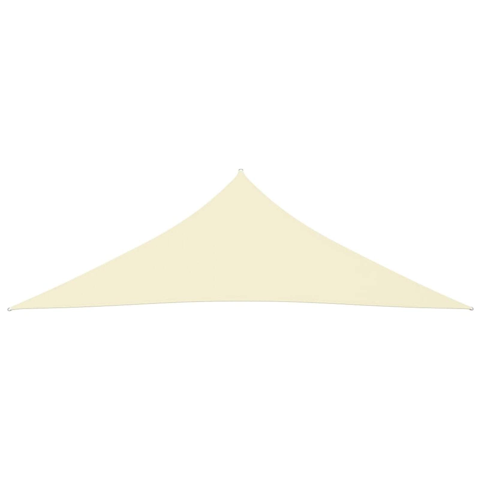 Home Sunshade Sail Oxford Fabric Triangular 4x4x5.8 m Cream(UK Stock)