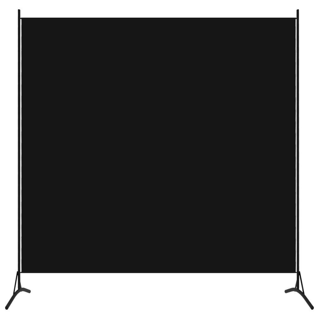 Home 1-Panel Room Divider Black 175x180 cm(UK Stock)