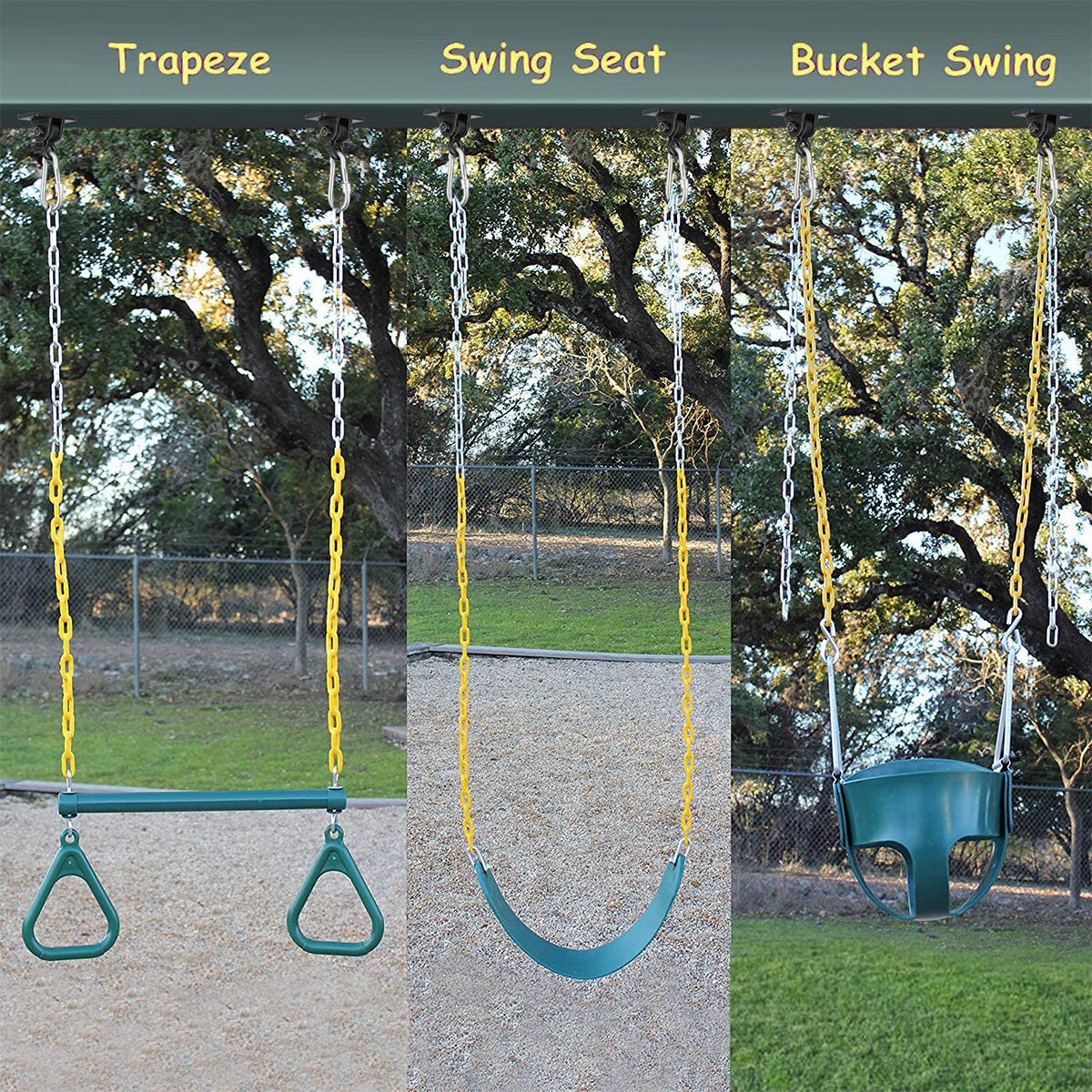 custom outdoor swing set, commercial swing set brackets, commercial grade swing set accessories