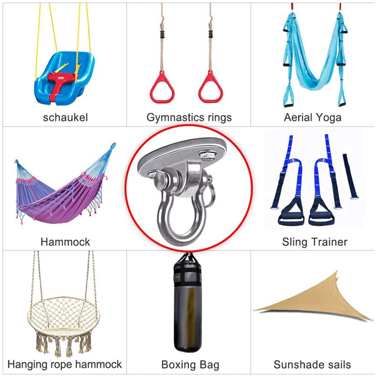 children's swing set accessories, wholesale swing set accessories, outdoor swing hangers