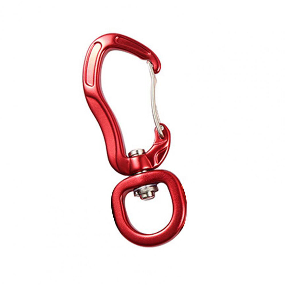 Rock Rotational Bearing Carabiners Swing Swivel Wear Resistant High Hardness Safety Rotational Buckle for Rappelling