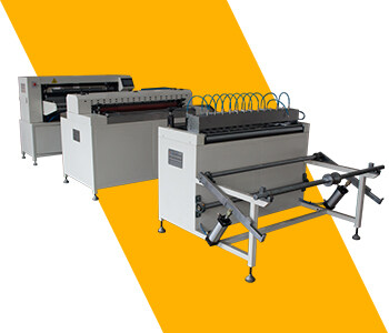 Full-auto knife pleating production line