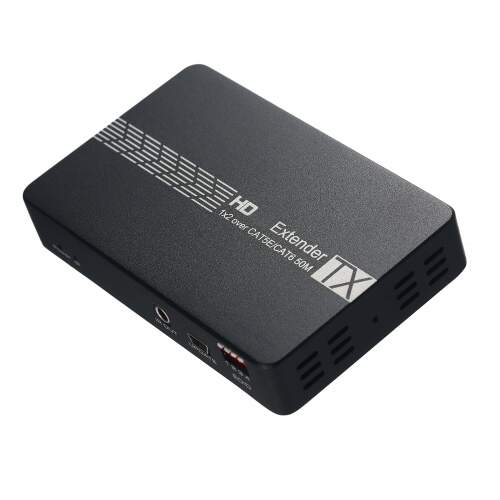 Digital 1X2 HD Extender 50M/165ft IR Remote HD Splitter Repeater Support EDID/POC Function/HD(CN Stock)