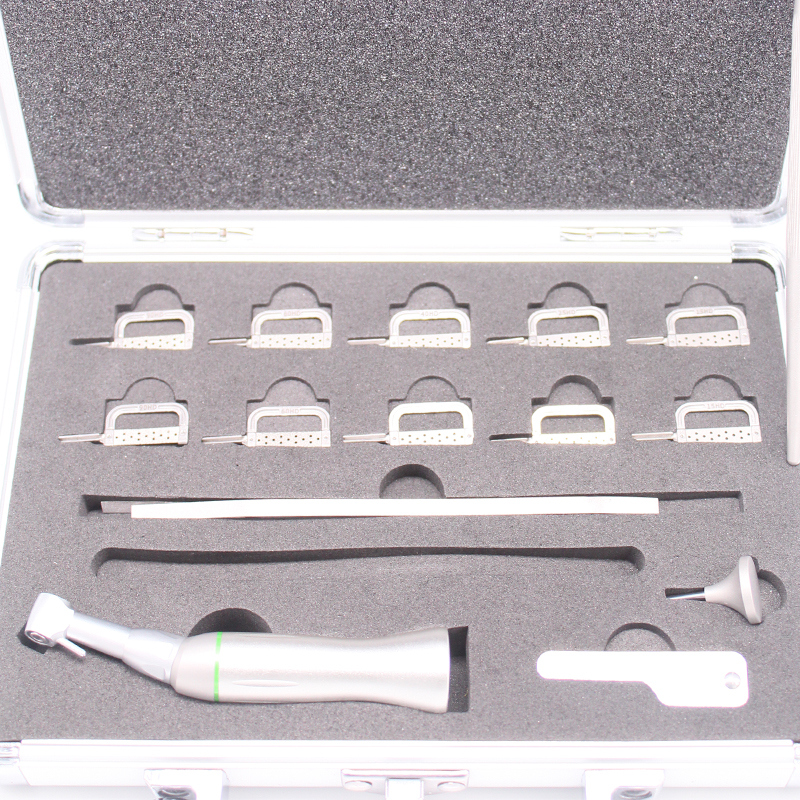 IPR System Reciprocating Interproximal Stripping Reduction Contra Angle 4:1 Orthodontic Dental Handpiece Kit