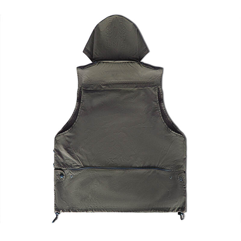 MOUSCAP MEN'S Outdoor Lightweight Fishing Waistcoat Jacket BLACK Vest