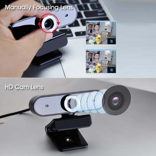 Health GL68 HD Webcam Video Chat Recording Usb Camera Web Camera with HD Mic for Computer Desktop Laptop(CN Stock)