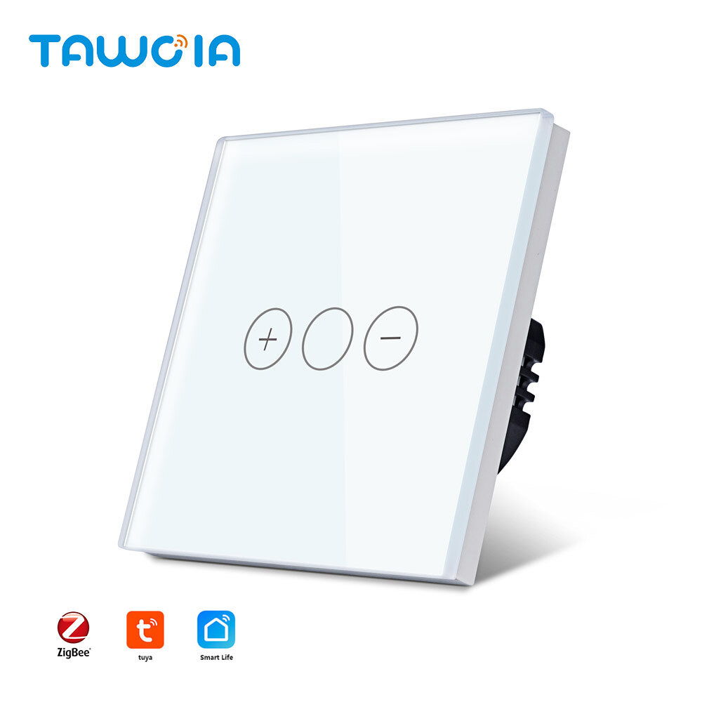 Tawoia Smart Tuya ZigBee Dimmer Switch Module 86mm Neutral Line Required ZigBee 3.0 App Touch Dimming Voice Control