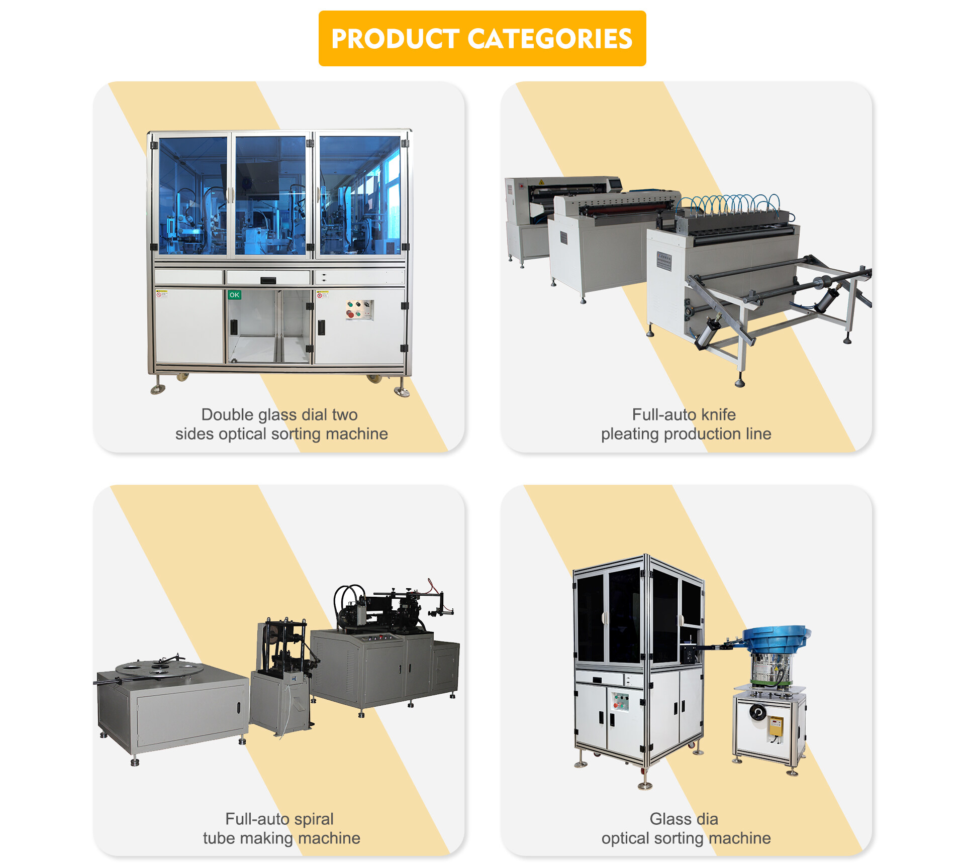 categories in a supplier of Rotary Pleater Production Machinery For Filter