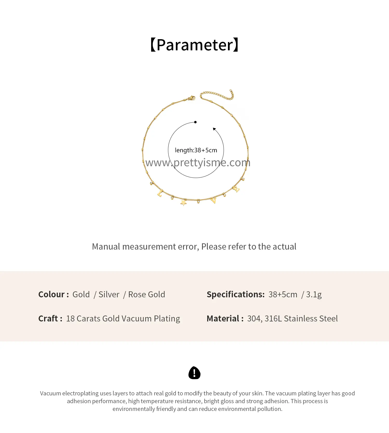 Delicate Stainless Steel 18K Gold Plated Thin Necklace With Diamond Band Monogram Waterproof Necklace (6).webp