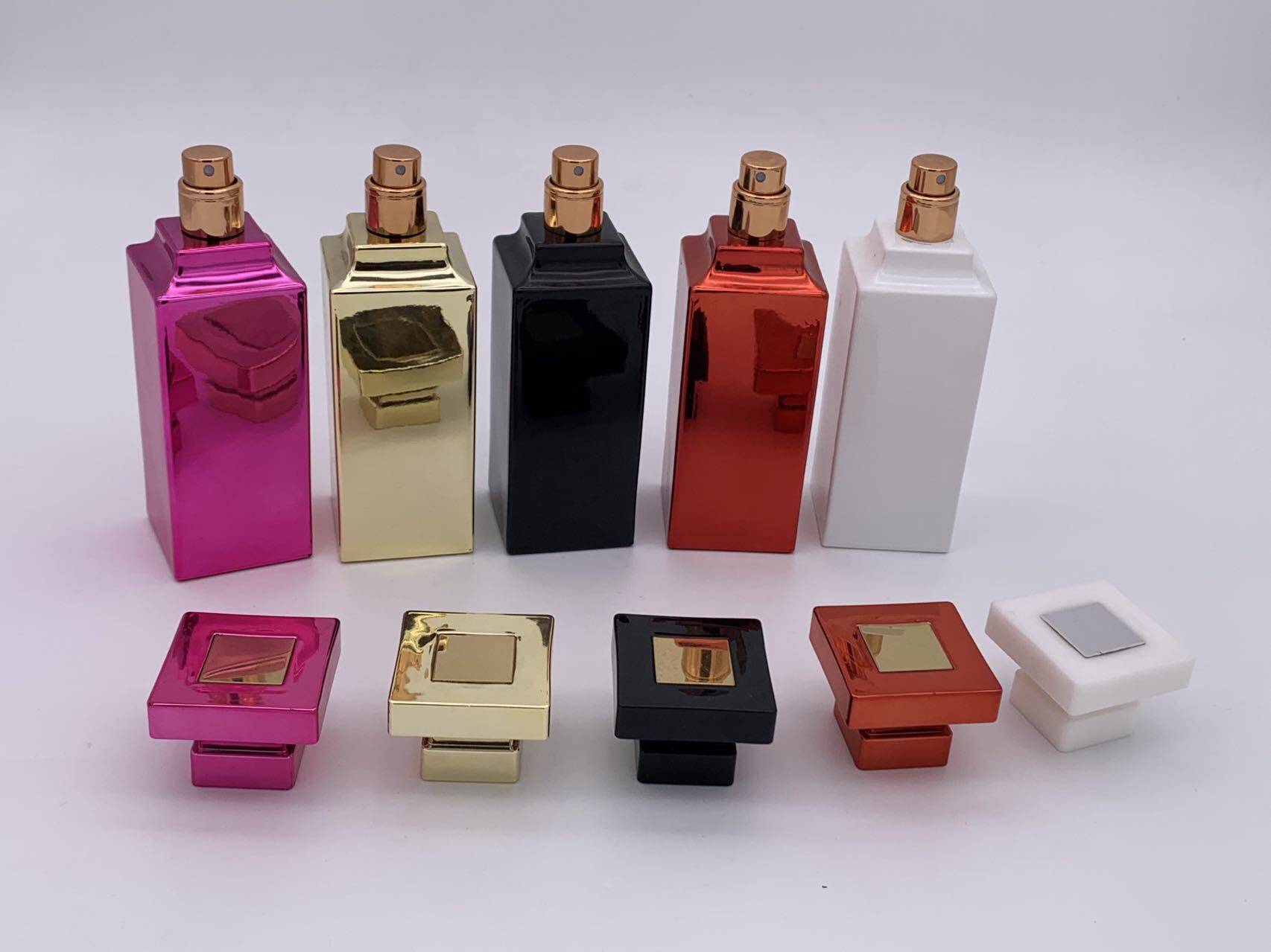 square glass perfume bottles