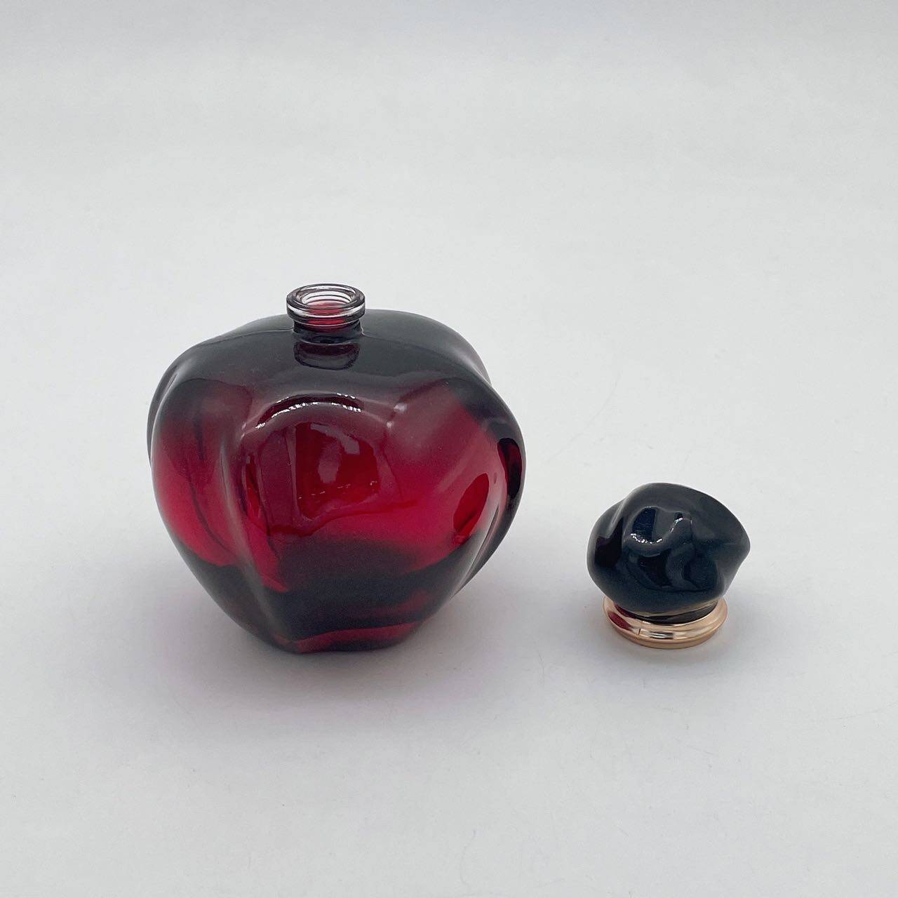 colored glass perfume bottles